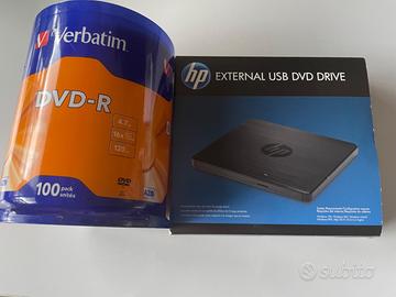 DVD HP NUOVO CON 100 dvd