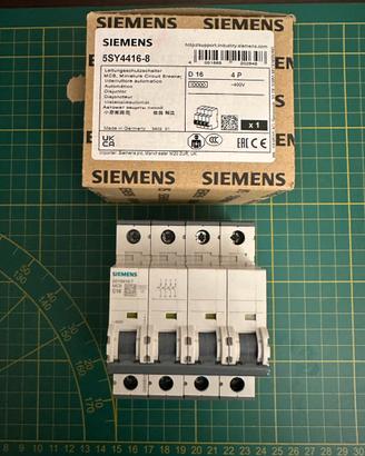 Interruttore magnerotermico Siemens