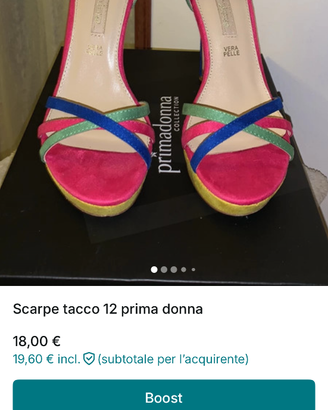 II blocco scarpe donna n.38