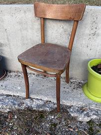 Sedia da osteria anni 50