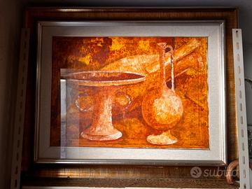 Quadro antico completo di cornice