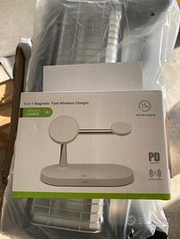 Caricatore wireless 5 in 1