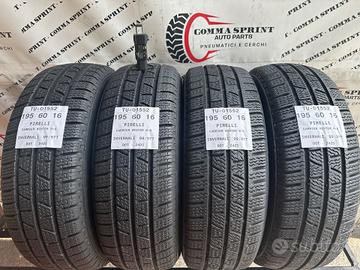 4 PNEUMATICI 195/60 R16C PIRELLI INVERNALI