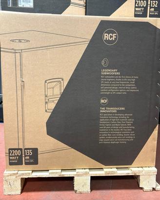 SET 2 PZ - RCF SUB 18‑AS: SUBWOOFER ATTIVO DA 18”