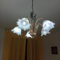 Lampadario e 2 abat-jour