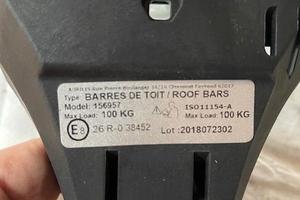 barre da tetto complete Green valley