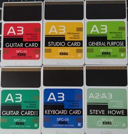 6 Card Korg A3 - 150 euro