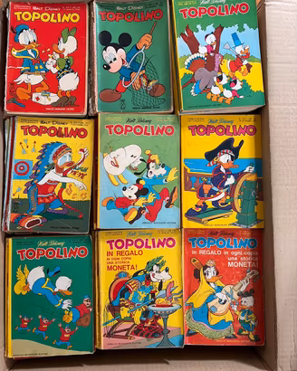 Fumetti Topolino originali anni ‘60 e ‘70
