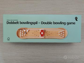 Gioco da tavolo Double Bowling in legno