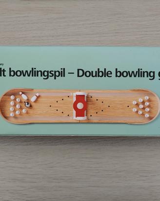 Gioco da tavolo Double Bowling in legno