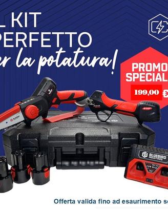 Kit BLUE BIRD Forbici e Potatore
