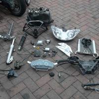 X8 400 '08: motore scudo farfallato forcella pinza