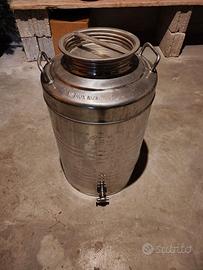 BOTTE PER VINO/OLIO ACCIAIO INOX 18/10 50 LT