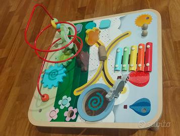 Tavolino multiattivita bambini legno Wood”n play