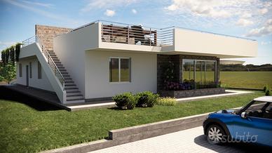 PE 131 Terreno con progetto villa singola