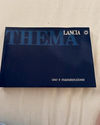 LANCIA THEMA 1990 manuale uso e manutenzionr