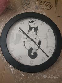 orologio  nuovo Felix gatto da parete 