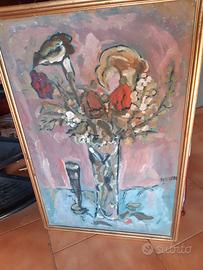 Aldo Pecoraino Natura morta con vaso di fiori