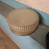 plafoniera a muro in vetro diametro 40