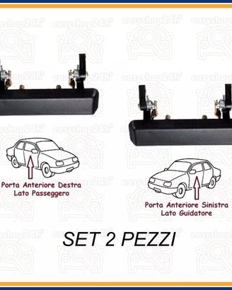 SET 2 MANIGLIA PORTA ESTERNA PER SUZUKI SJ410 SJ41