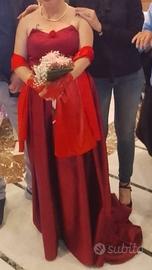 abito da sposa rosso