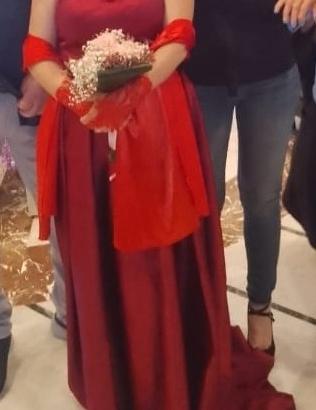 abito da sposa rosso