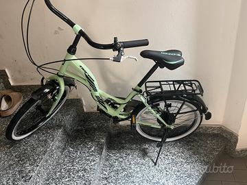 Bicicletta verde chiaro