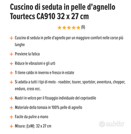 coprisellino anti sudore