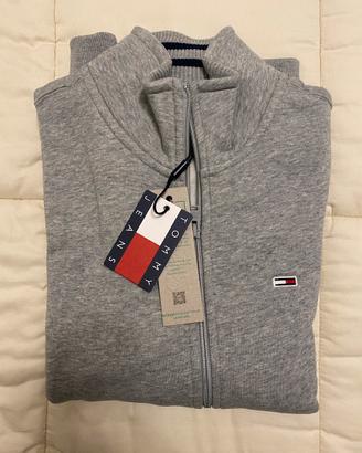 Felpa uomo in cotone Tommy Hilfiger fullzip