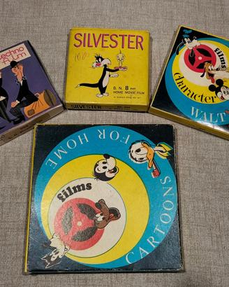 Lotto 4 Pellicole Vintage 8mm/Super 8 - Vari