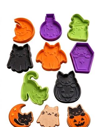 set 8 formine halloween 