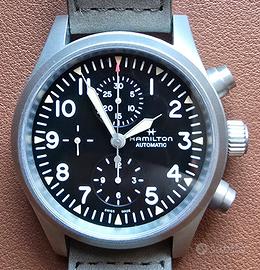 Hamilton Khaki Field Chrono. Nuovo