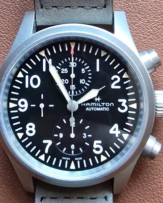 Hamilton Khaki Field Chrono. Nuovo