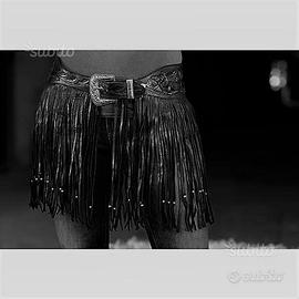 Cintura country con frange