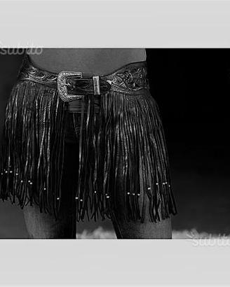 Cintura country con frange
