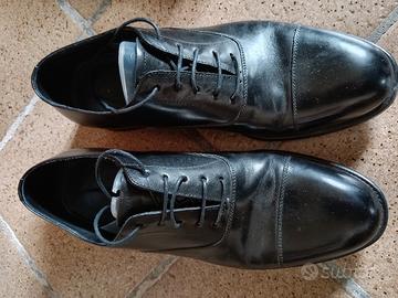 Scarpe stringate uomo Campanile nere in vera pelle