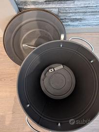 bidoncino ikea KNODD grigio