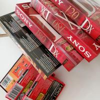 Musicassette videocassette vergini nuove