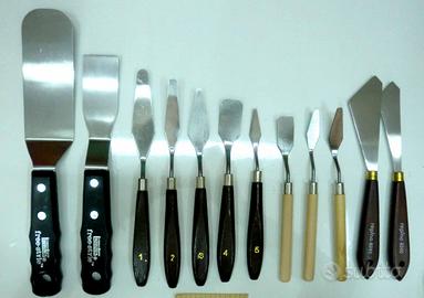 167 SET SPATOLE PER PITTURA OLIO E VERNICE