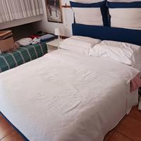 letto matrimoniale con rete e materasso