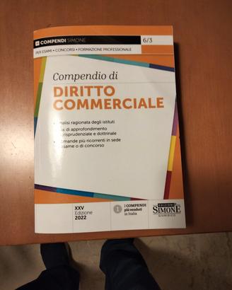 libro compendio diritto commerciale Simone