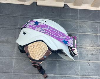 Casco e maschera sci Salomon.