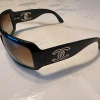Chanel occhiali da sole originali neri