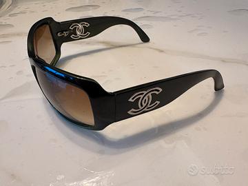 Chanel occhiali da sole originali neri