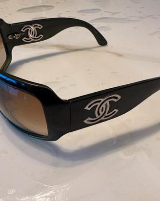 Chanel occhiali da sole originali neri