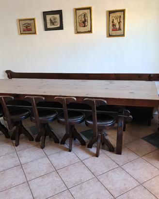 tavolo legno massello