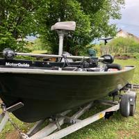 Bass-boat su base canadian+carrello revisionato