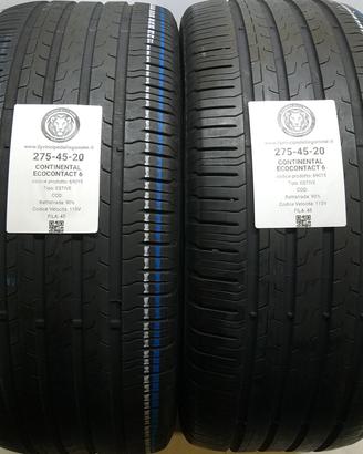 2 GOMME 275 45 20 CONTINENTAL A69015