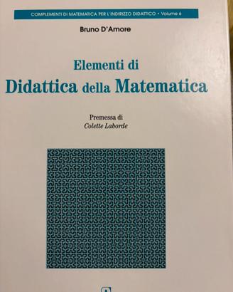 Elementi di didattica della matematica