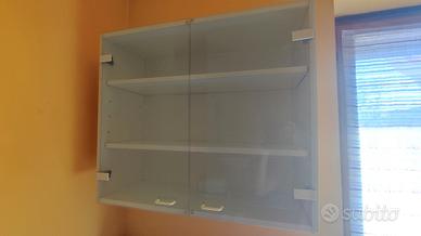 Pensile con ante vetro